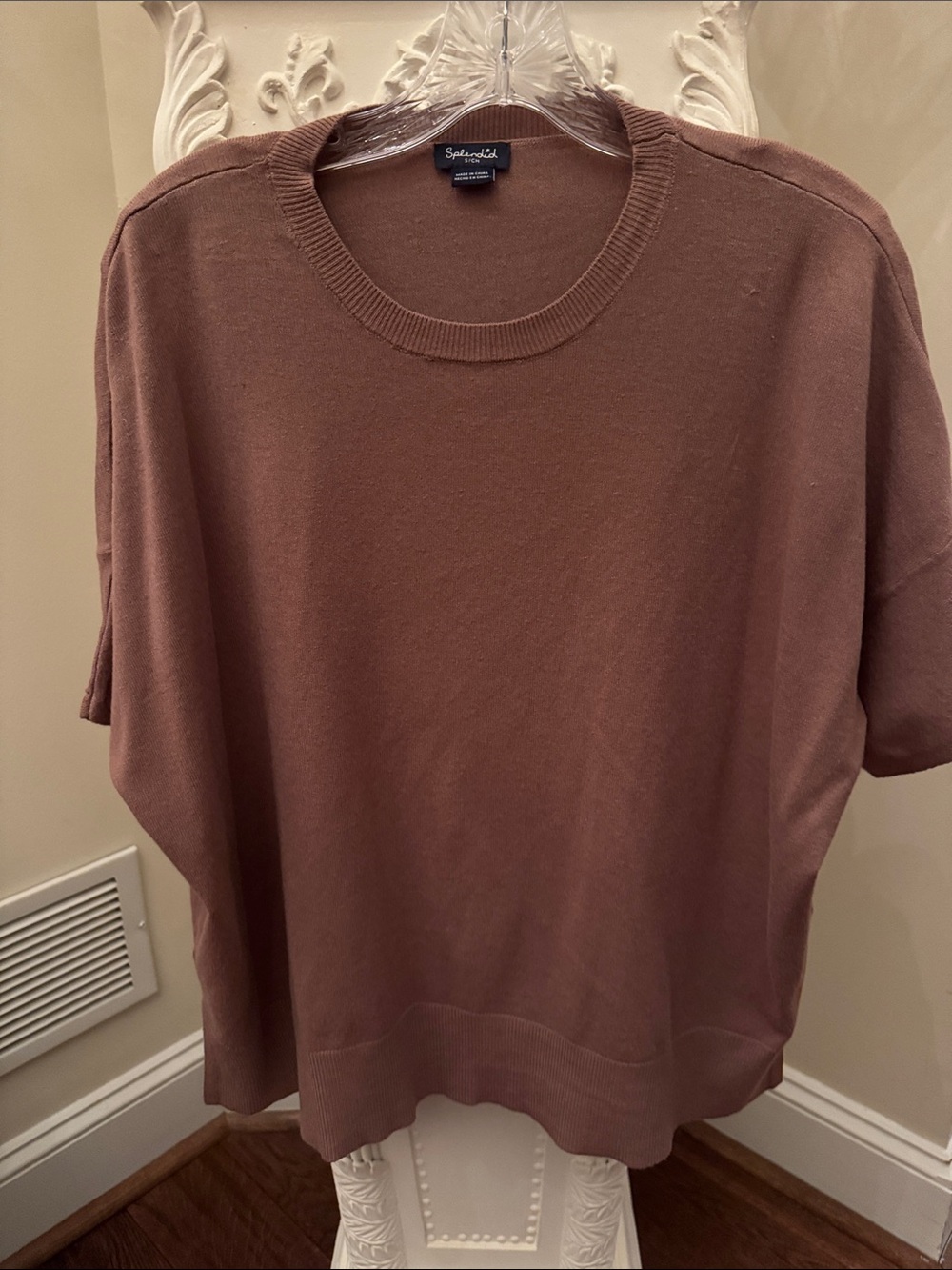 Splendid Men's Crewneck Sweater in Brown